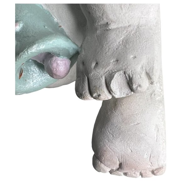 1995 Dreamsicles Figurine Town Crier Cherub Angel Kristin Wreath and Bell VTG - Picture 8 of 9